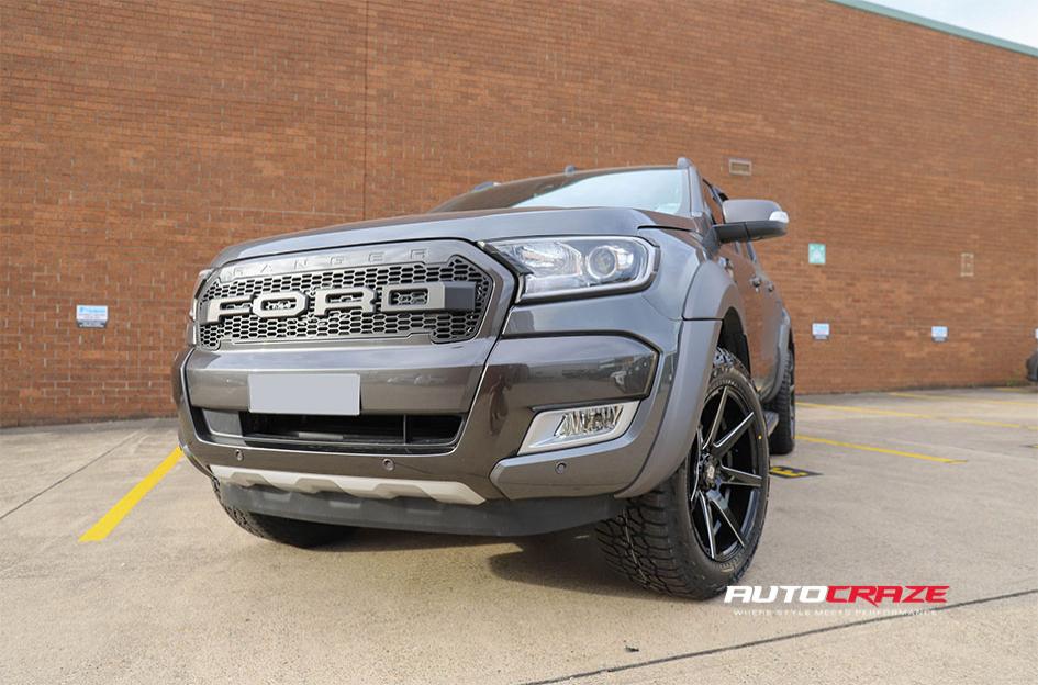 FORD RANGER AVALANCHE GLOSS BLACK MILLED ACCENTS